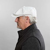 Plain Linen Gatsby Cap