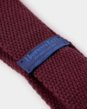 Plain Knitted Cashmere Tie