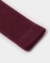 Plain Knitted Cashmere Tie
