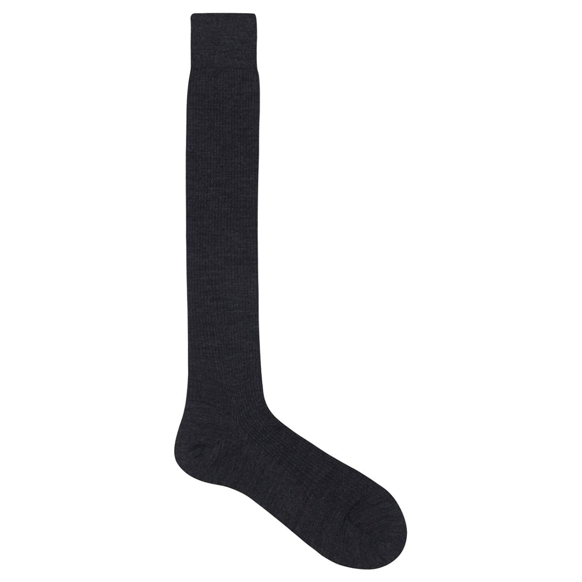 Plain Wool Long Socks In