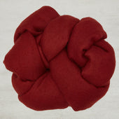 Plain Twill Cashmere Scarf In Dark Red