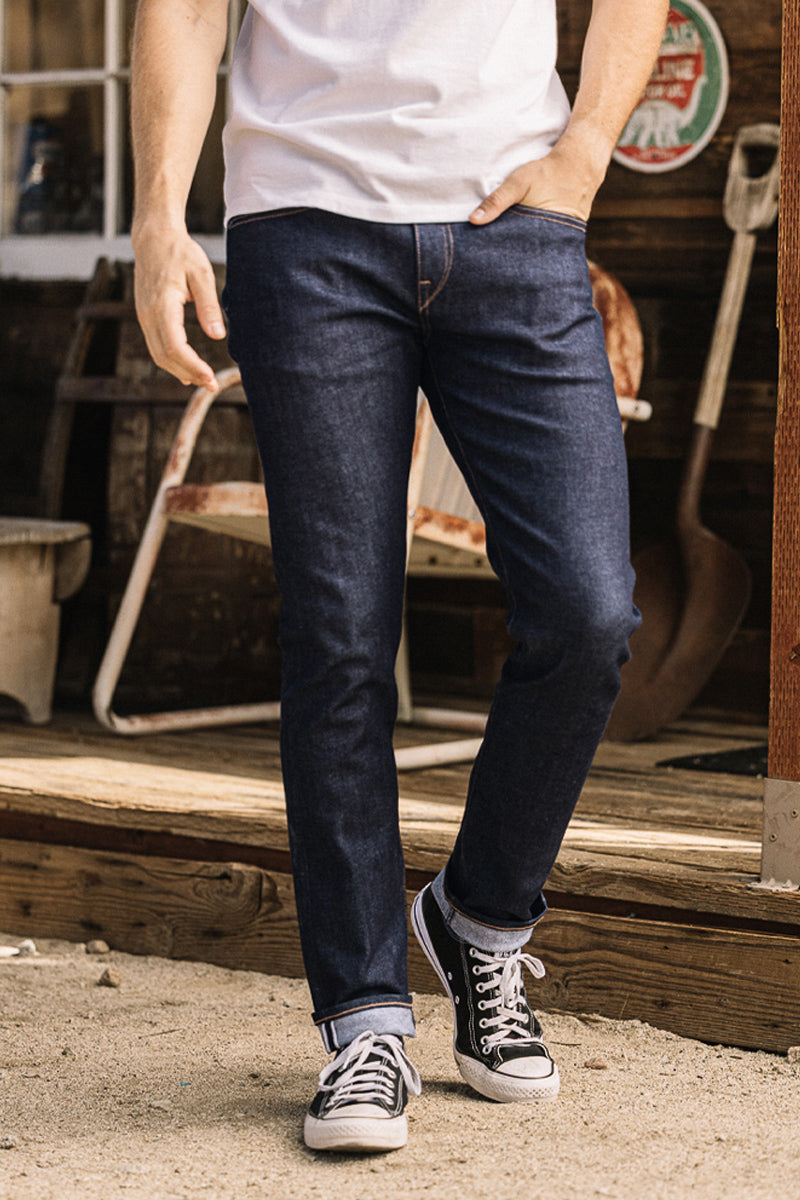 The Scissors Slim tapered- Indigo Raw 10.5oz Selvedge - 40