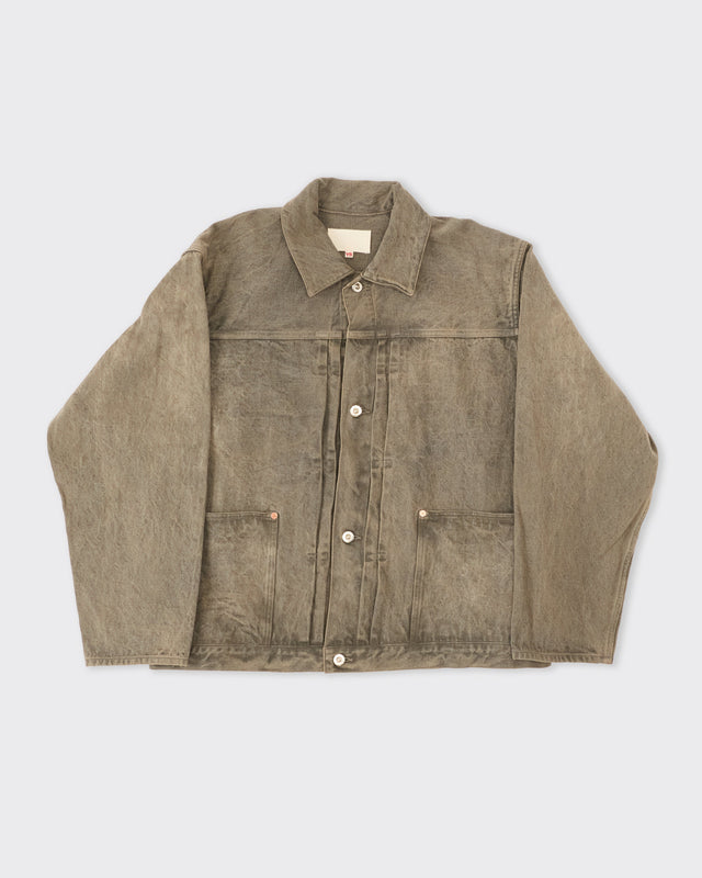 Pleats Jacket, Mugwort