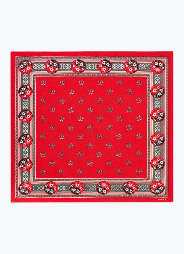 Pochette En Laine Et Soie