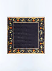 Paisley print fabric pocket square