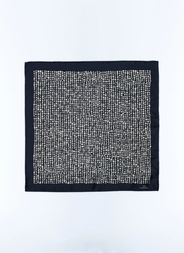 Silk Pocket Square With Print
