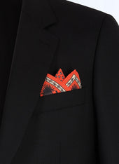 Silk Pocket Square With Print
