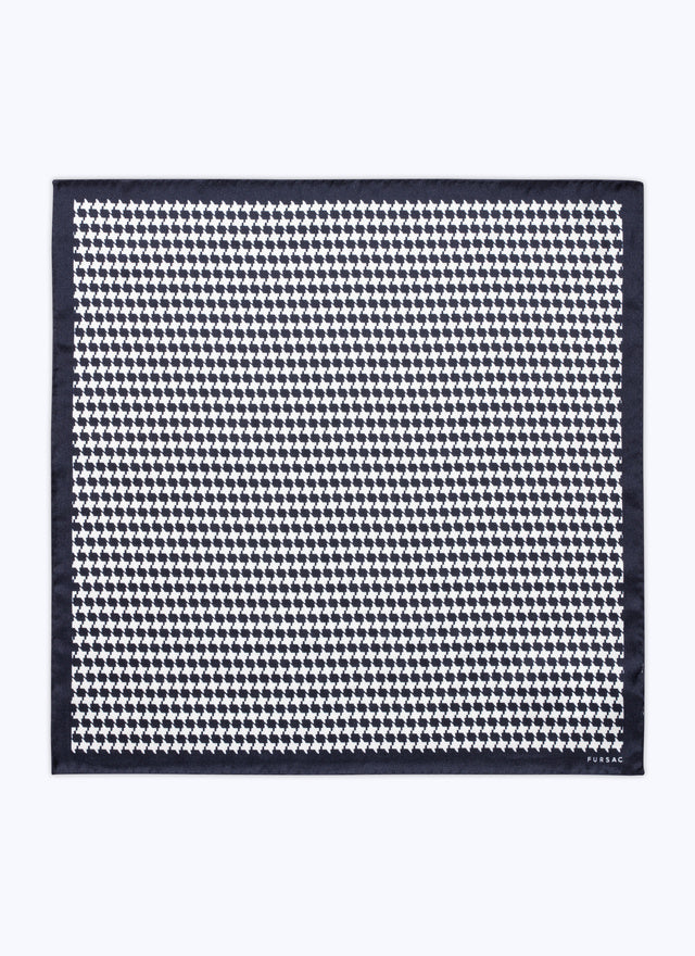 Printed Silk Twill Pocket Square