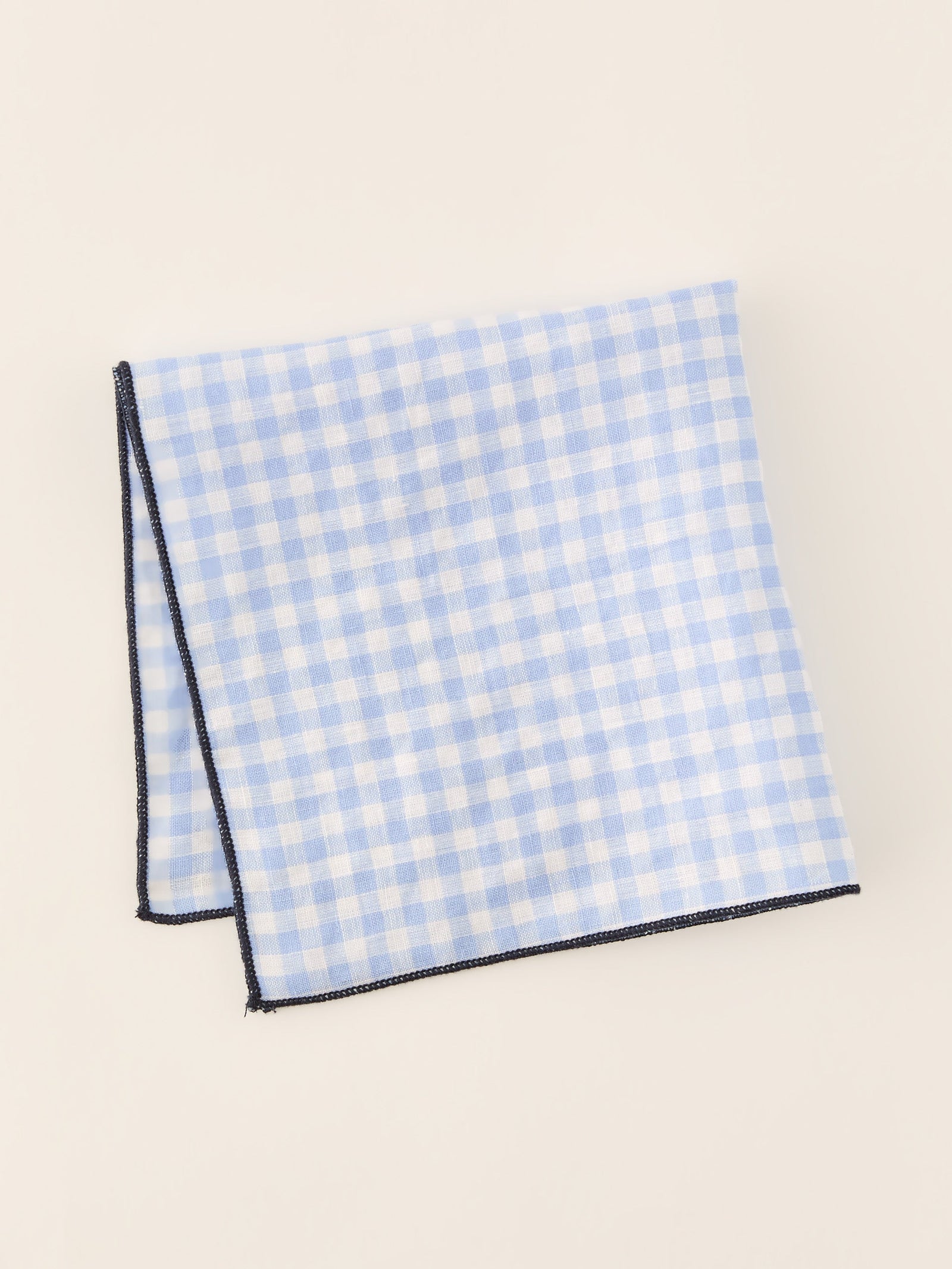 White Gingham Linen Pocket Square Men S Pocket Squares J Mclaughlin