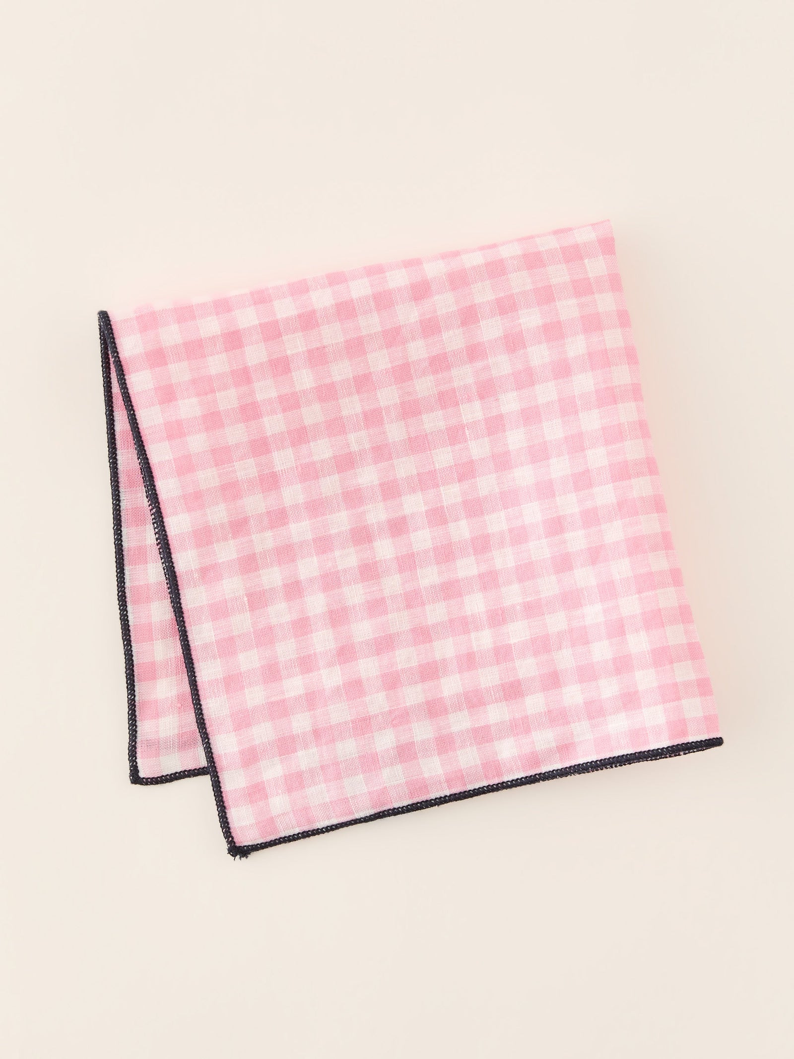 White Gingham Linen Pocket Square Men S Pocket Squares J Mclaughlin