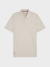 Polo Slim En Coton M Lang Beige