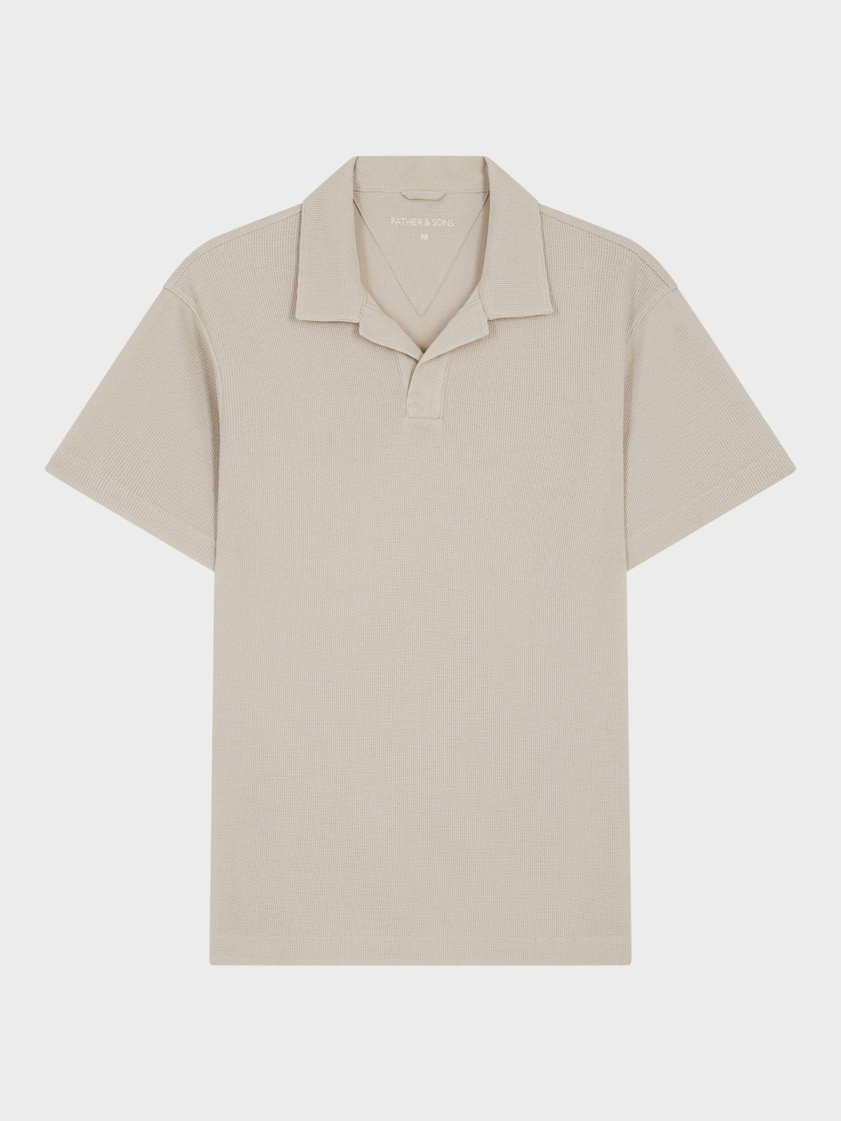 Polo Slim En Coton Beige