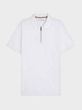 Polo Slim En Coton Blanc