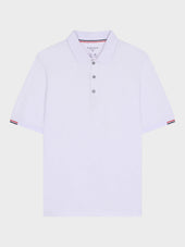 Polo Slim En Coton M Lang Blanc