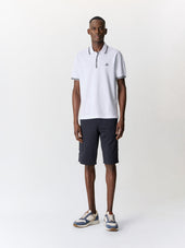 Polo Regular En Coton Blanc