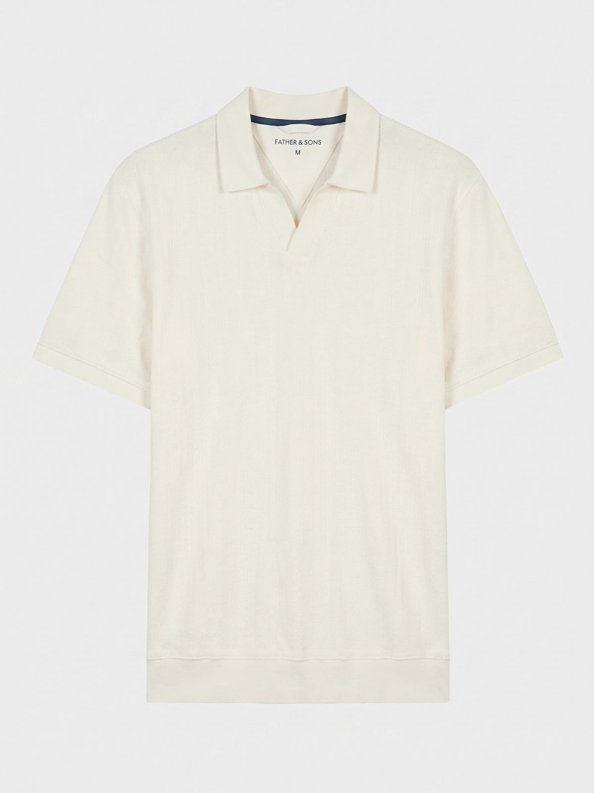Polo Loose En Coton Blanc