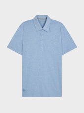 Polo Slim En Coton M Lang Bleu Ciel