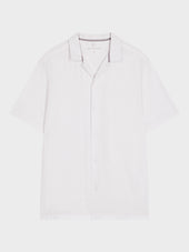 Chemise Manches Courtes Regular En Maille Crue