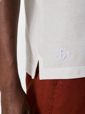 Polo Slim En Coton Cru