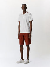 Polo Slim En Coton Cru