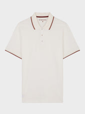 Polo Slim En Coton Cru