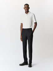 Polo Regular En Coton Cru