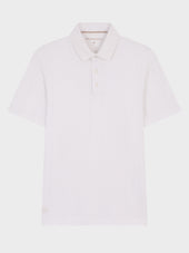 Polo Regular En Coton Cru