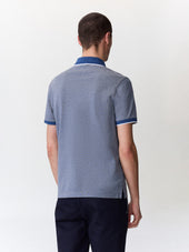 Polo Slim En Coton Bleu Jeans