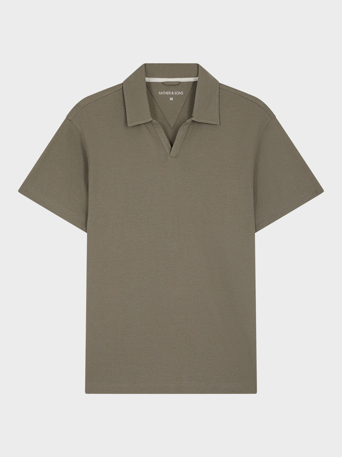 Polo Slim En Coton Kaki