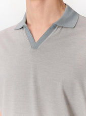 Polo Regular En Coton Kaki