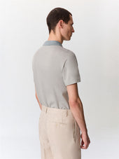 Polo Regular En Coton Kaki