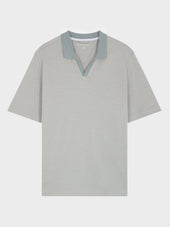 Polo Regular En Coton Kaki