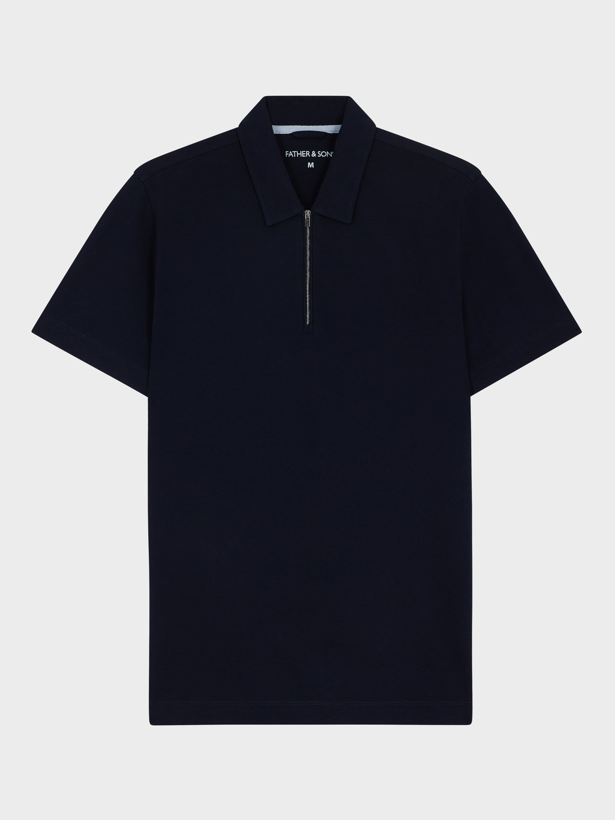 Polo Slim En Coton Bleu Marine