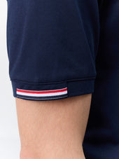 Polo Slim En Coton M Lang Bleu Marine