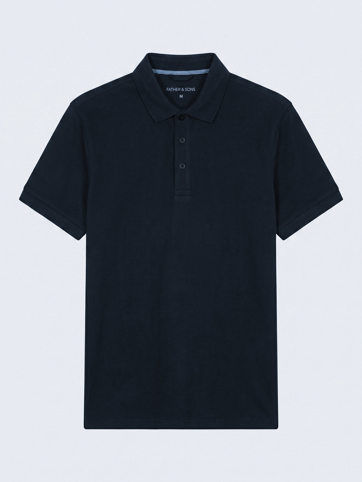 Polo Regular En Coton Bleu Marine
