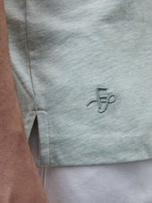 Polo Slim En Coton M Lang Vert D Eau