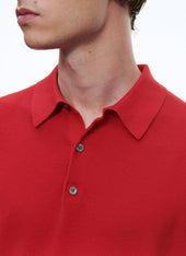 Cotton And Cashmere Polo Sweater