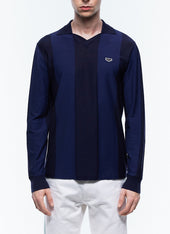 Striped Cotton Jersey Polo Shirt