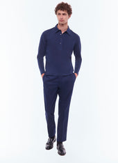 Polo Shirt In Mercerized Cotton Jersey