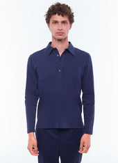 Polo Shirt In Mercerized Cotton Jersey