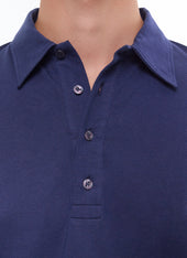 Polo Shirt In Mercerized Cotton Jersey