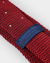 Porpora Spot Knitted Silk Tie