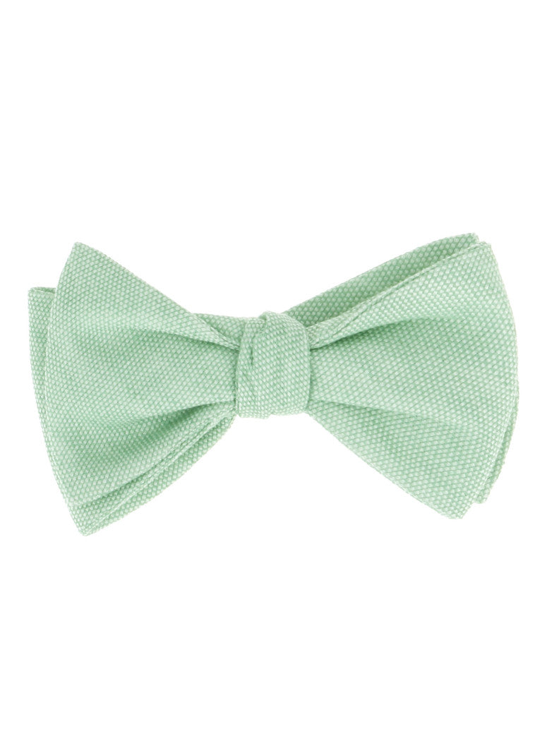 Eucalyptus Green Pre Tied Bow Tie Verone
