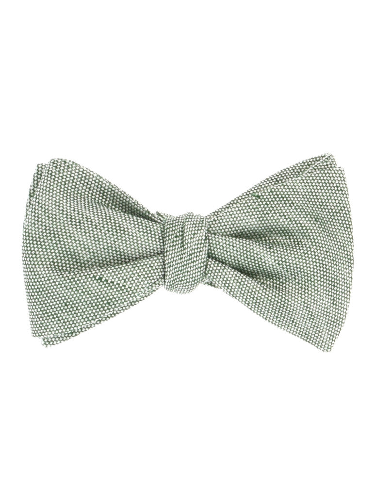 Green Pre Tied Bow Tie Verone