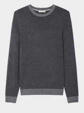 Pull Col Rond Anthracite