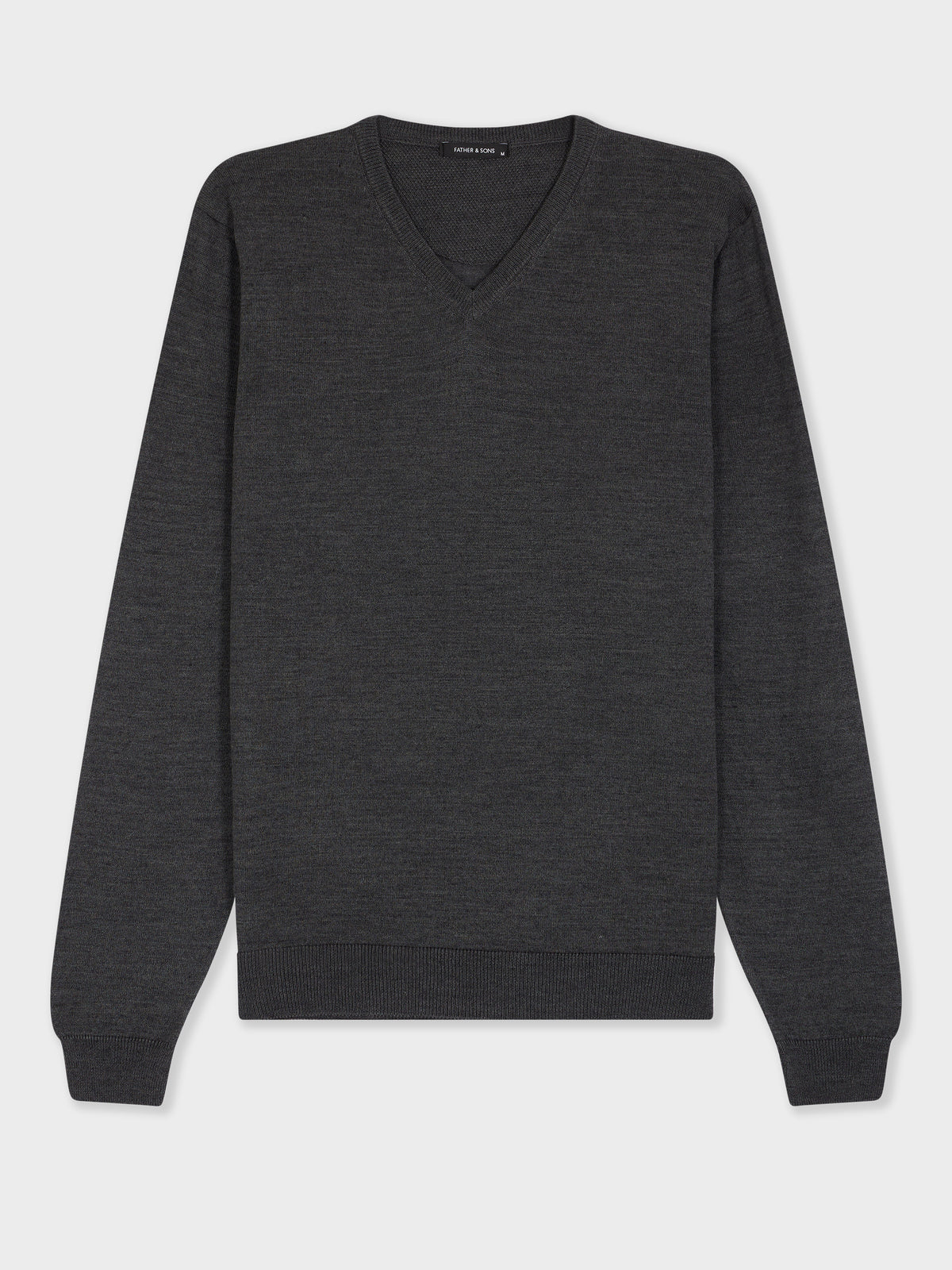 Pull Col V En Laine M Rinos M Lang E Anthracite