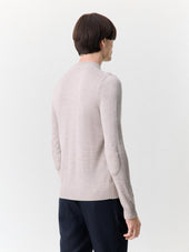 Pull Col Chemin E Boutonn En Laine M Rinos M Lang E Beige