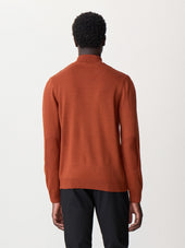 Pull Col Zipp En Laine M Rinos M Lang E Rouge