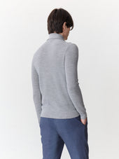 Pull Col Zipp En Laine M Rinos M Lang E Grise
