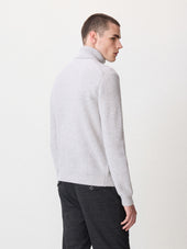 Pull Col Roul En Laine M Lang E Grise